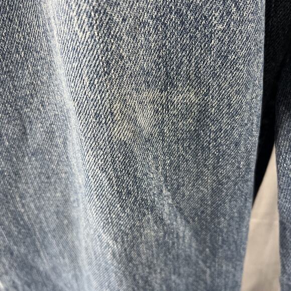 Wrangler Men's Blue Denim Jeans Straight Leg Relaxed Fit Size 36 X 34 Zip Fly - Picture 9 of 14